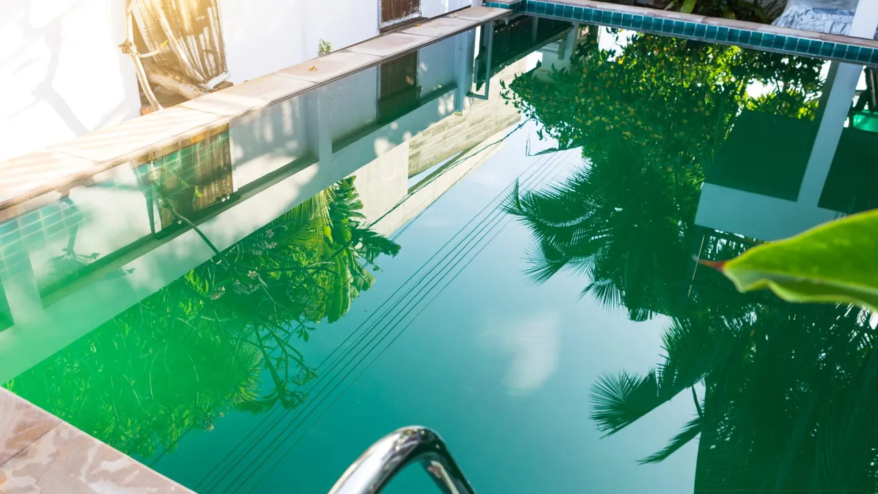 zielona woda w basenie jak usunąć