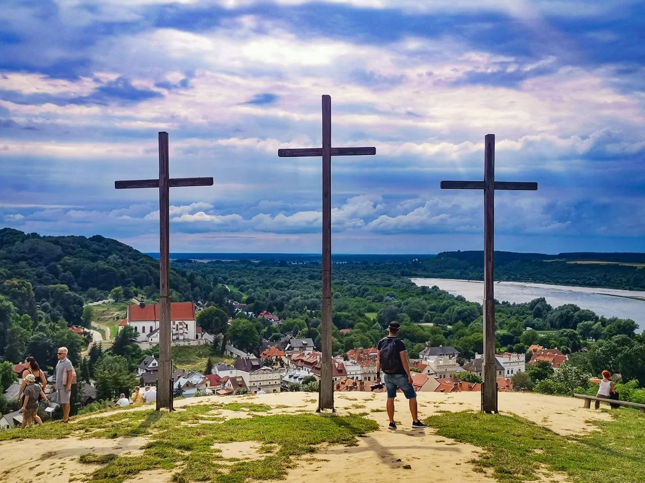 Zamek i Baszta Kazimierz Dolny panorama