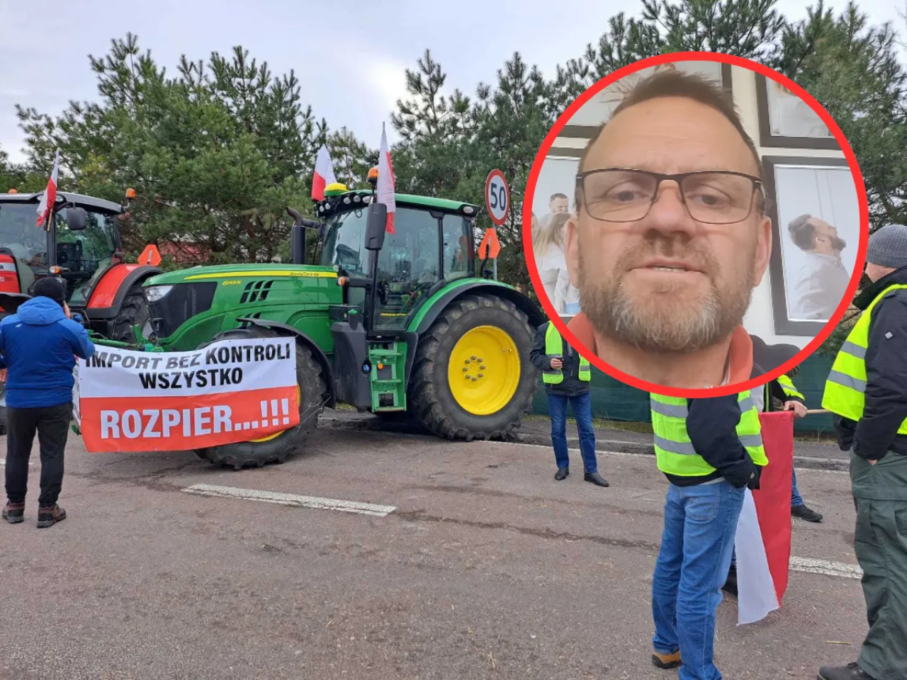Rolnicy protestują przeciwko niekontrolowanemu importowi. Zielony ład budzi ich obawy.