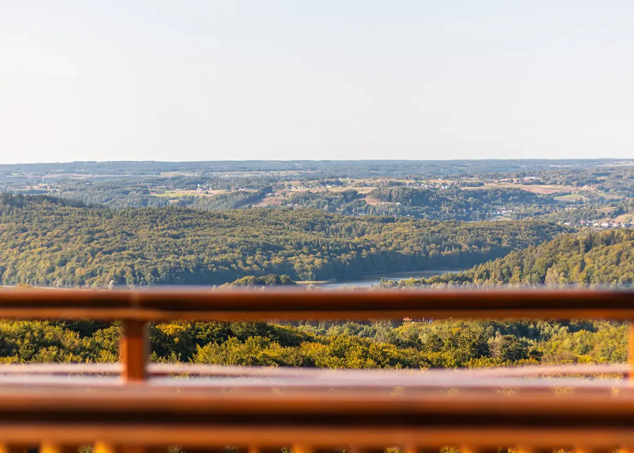 Wieża widokowa Wieżyca panorama Kaszuby