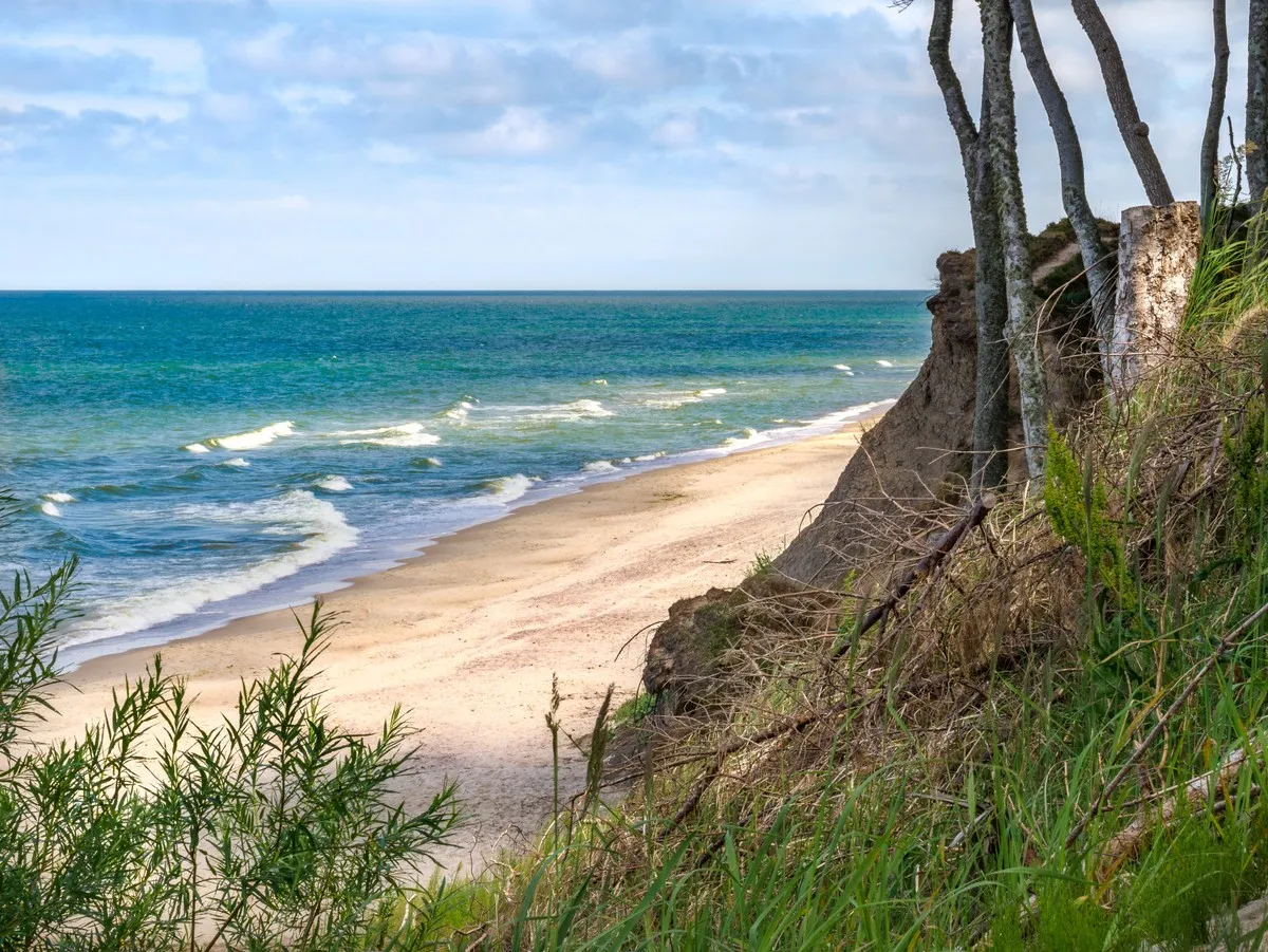 Mniej znane plaże Bałtyk czysta woda