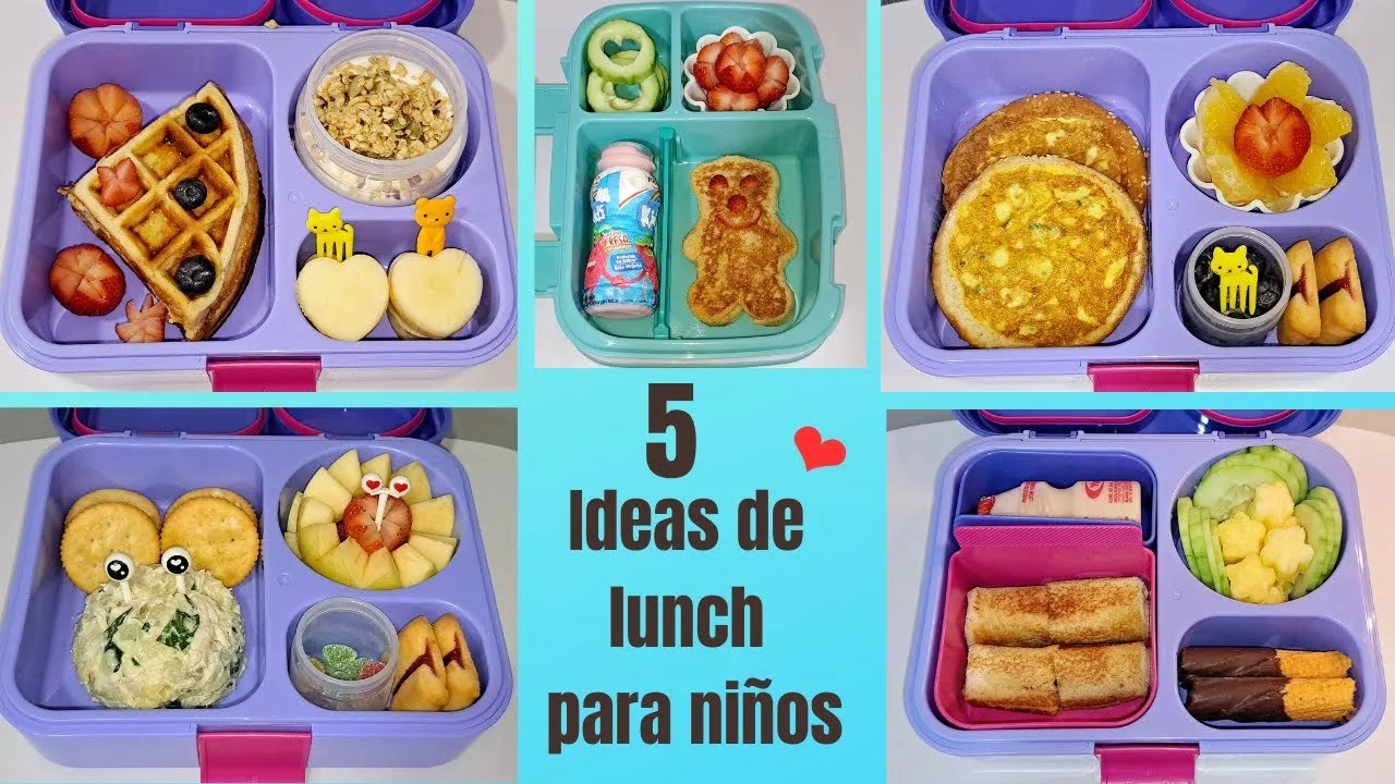bento box infantil ideas almuerzo colegio