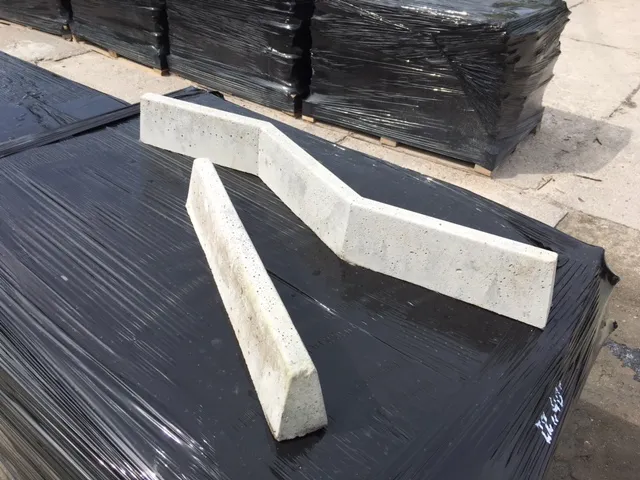 rodzaje listew betonowych trapezowe faliste