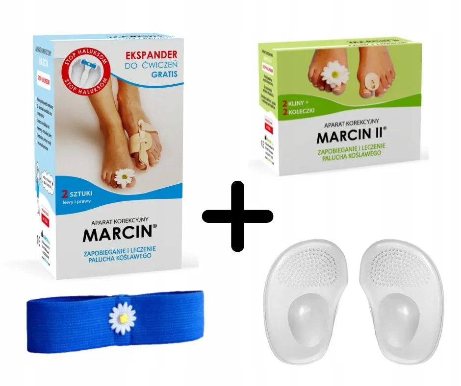 aparaty korekcyjne haluksy wkładki