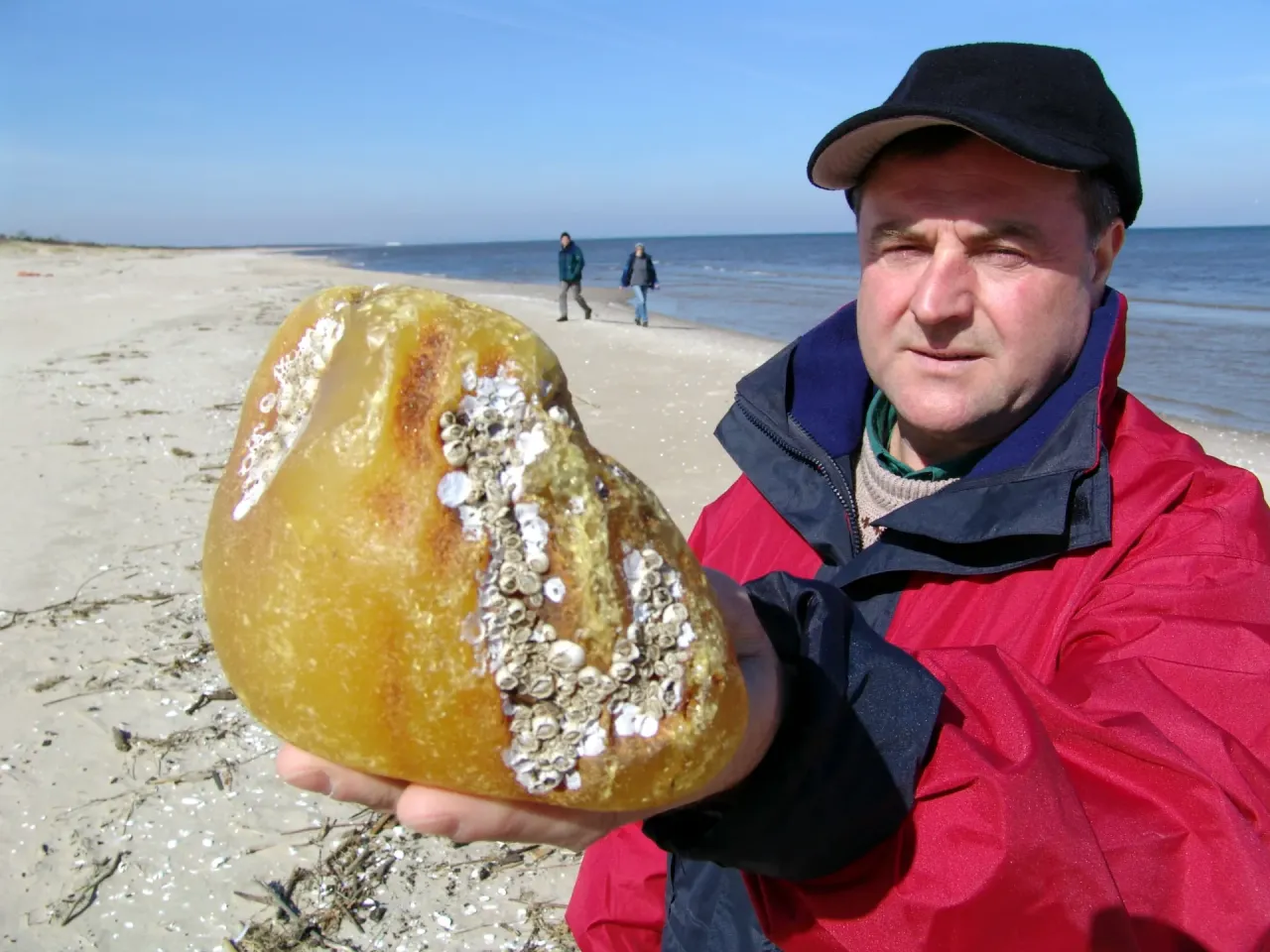 Sprzęt do poszukiwania bursztynu na plaży