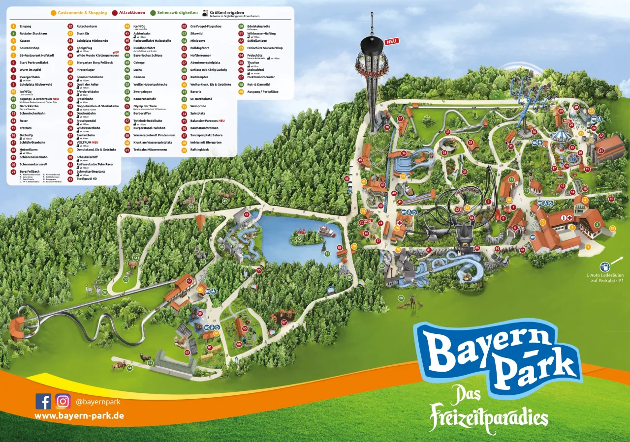 Bayern-Park Übersicht Familienpark