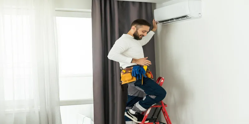 hotel room troubleshooting air conditioning key card window