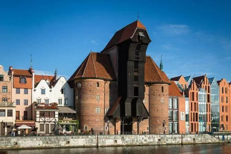 Długie Pobrzeże Gdańsk Żuraw