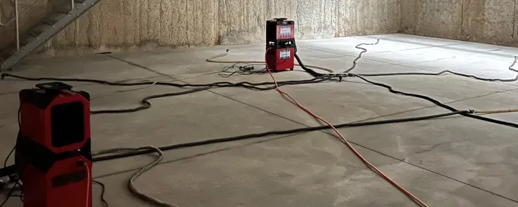 osuszanie posadzki profesjonalne vs domowe