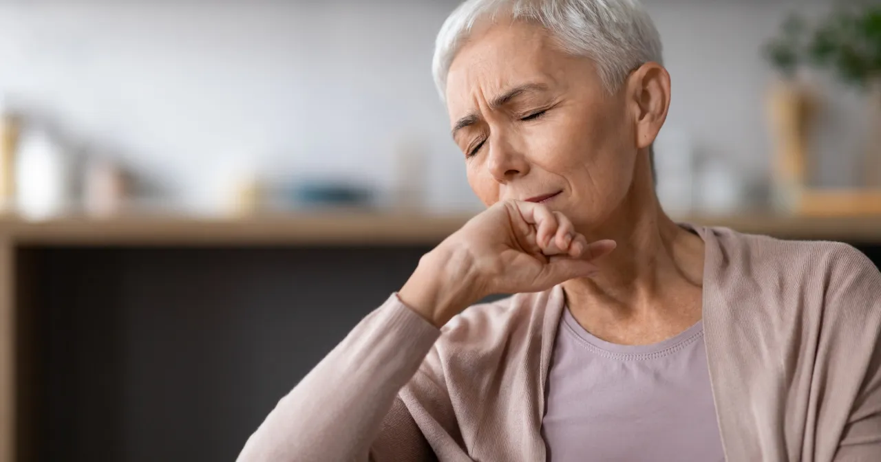 osoba z natrętnymi myślami symbol obsesji