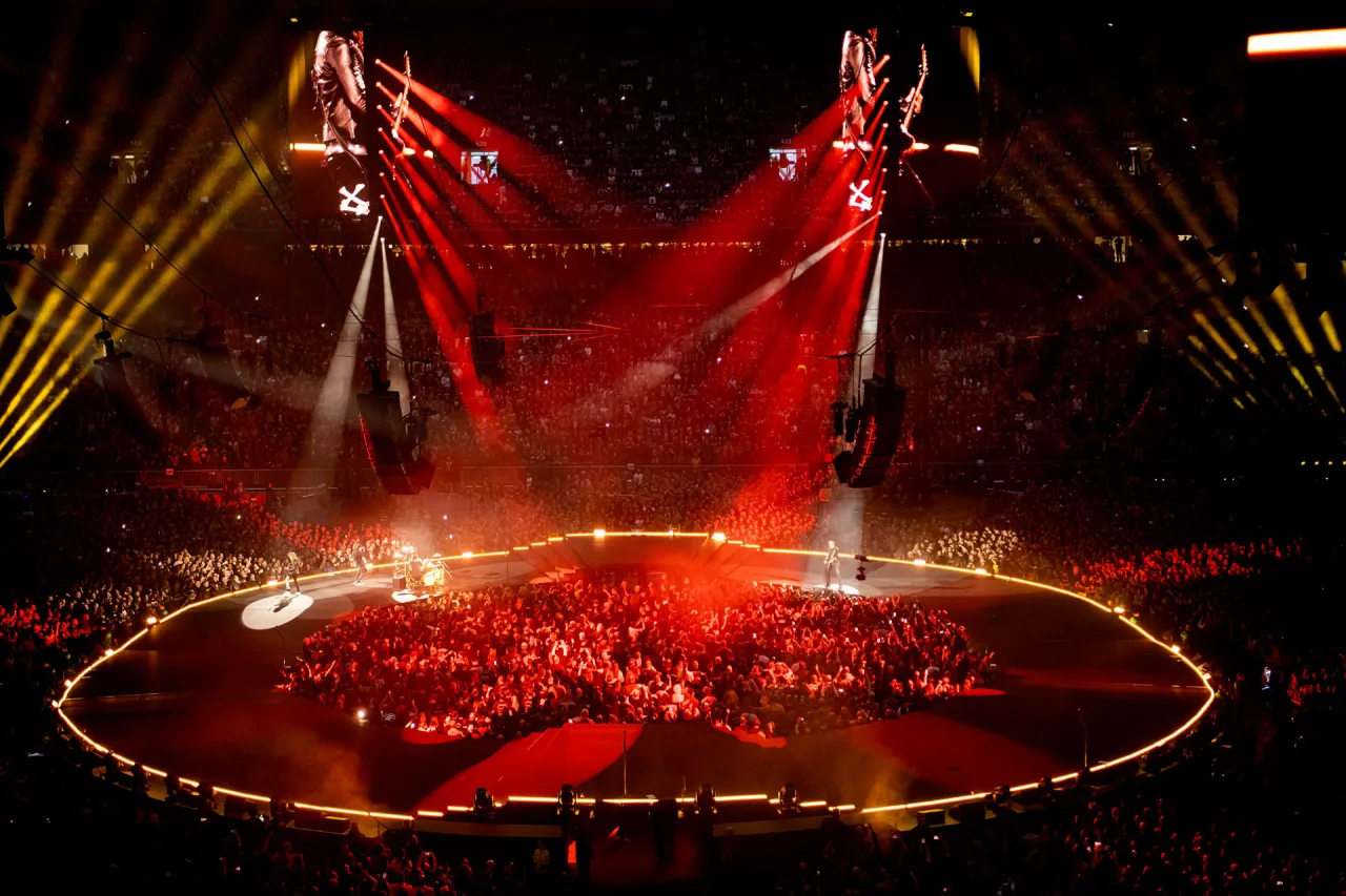 Metallica scena M72 World Tour