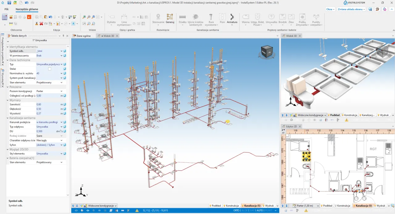 planowanie instalacji hydraulicznej domu