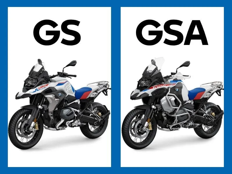BMW R 1250 GS vs R 1250 GS Adventure porównanie