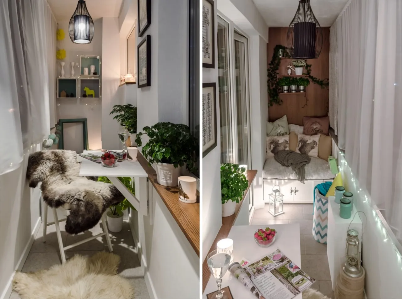 Zdjęcie Jak urządzić mały wąski balkon w bloku - inspiracje, które zaskoczą