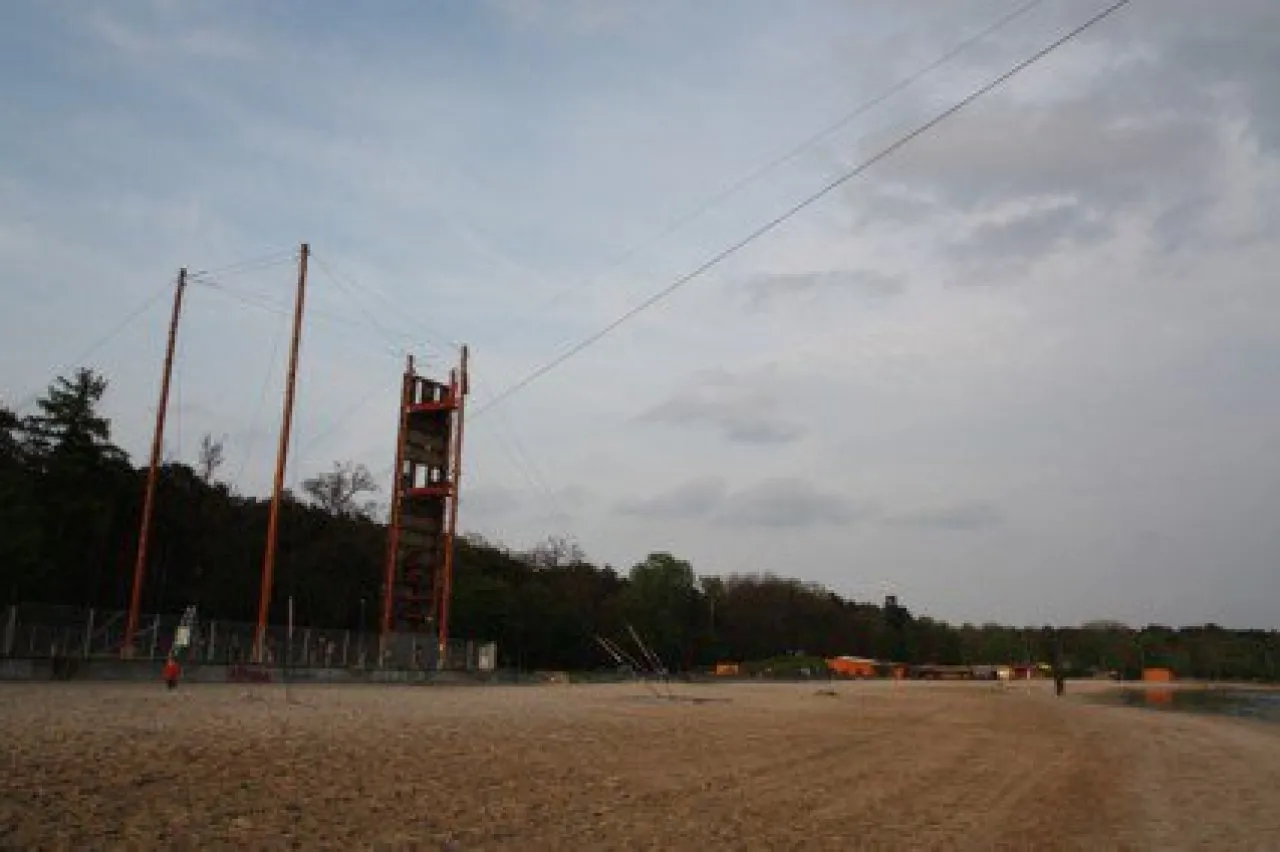 Park Linowy GEPard Ostr&oacute;w Wielkopolski Piaski-Szczygliczka widok og&oacute;lny