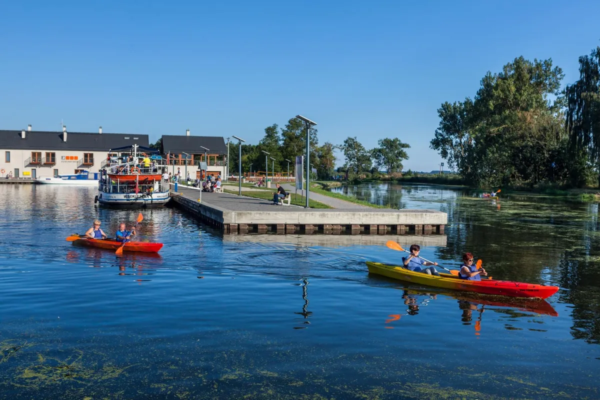 Przystań Wodna Nakło nad Notecią kajaki