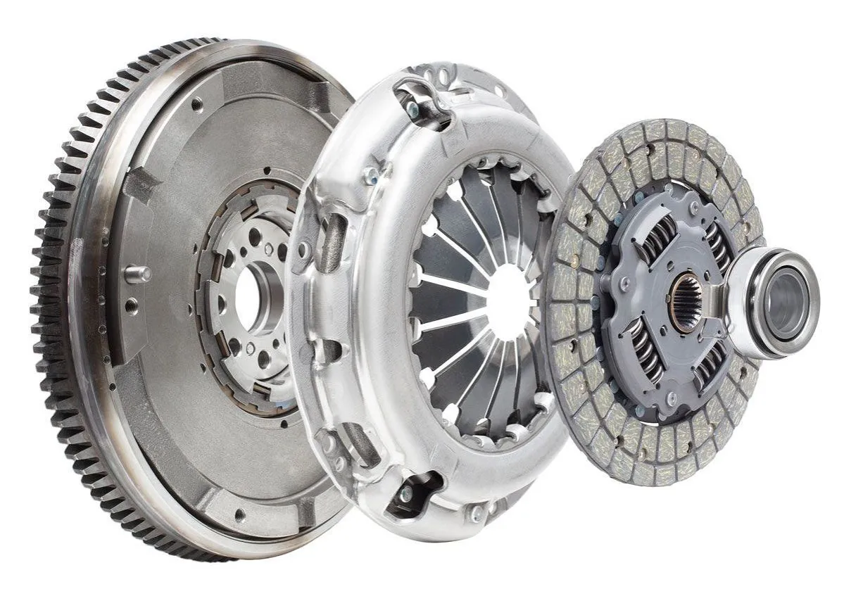 Wizualizacja zużytego sprzęgła samochodowego