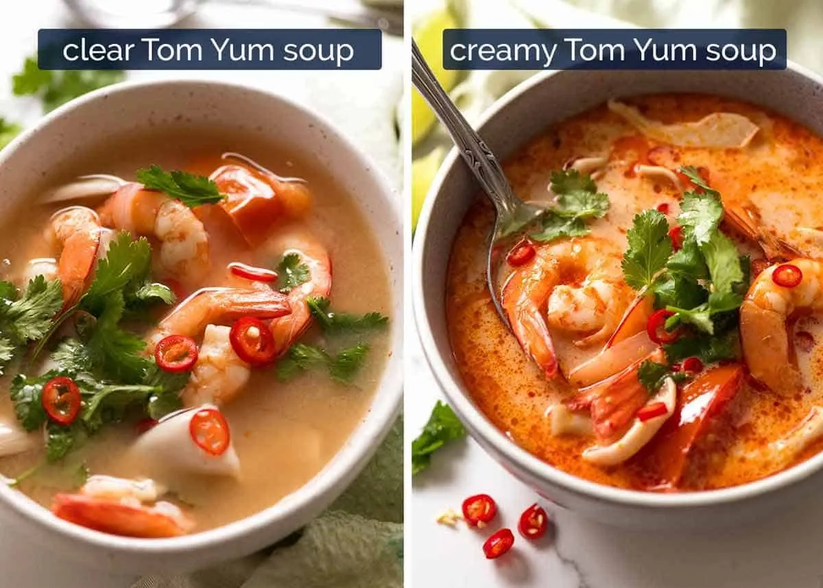 Tom Yum vs Tom Kha porównanie
