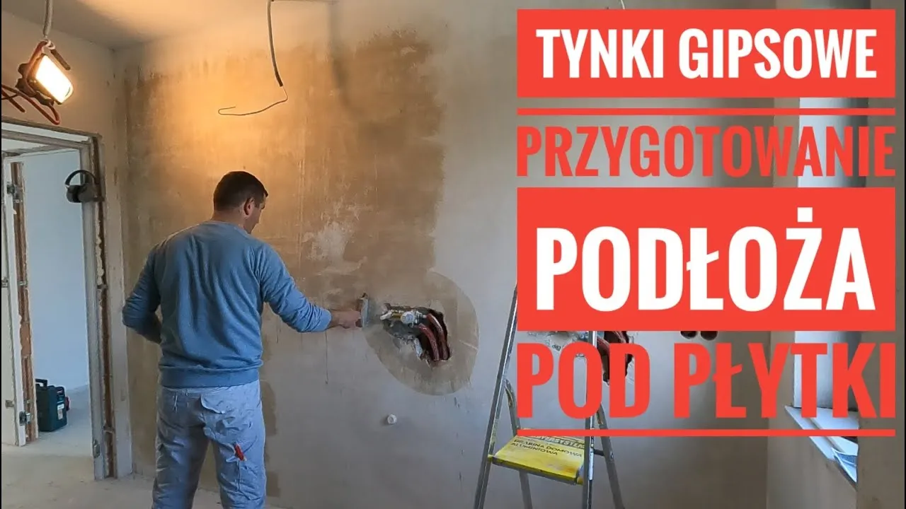 Przygotowanie płytek pod tynk