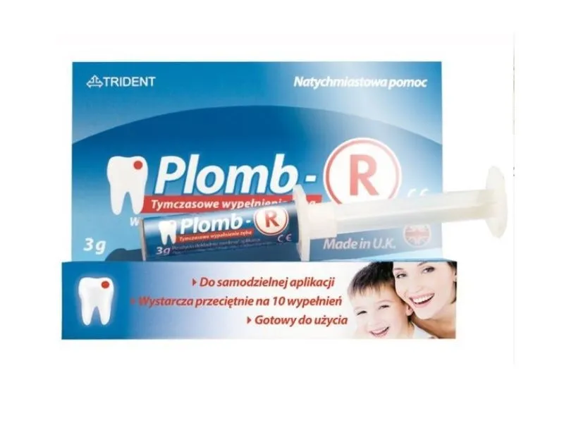 tymczasowe wypełnienie zęba apteka Plomb-R DenTemp