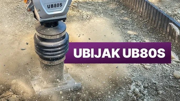 zagęszczarka wibracyjna w akcji