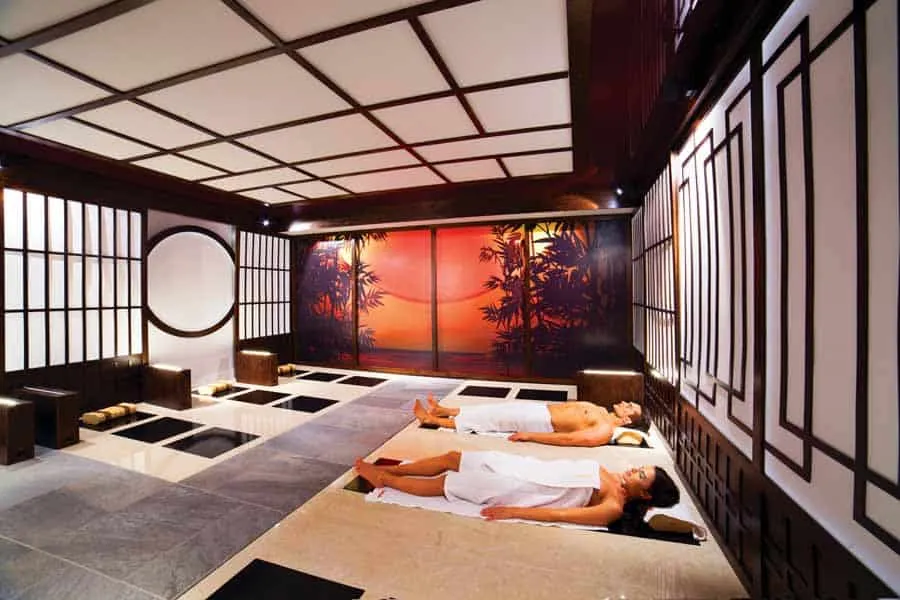 nowoczesne miejskie spa wnętrze zabiegi