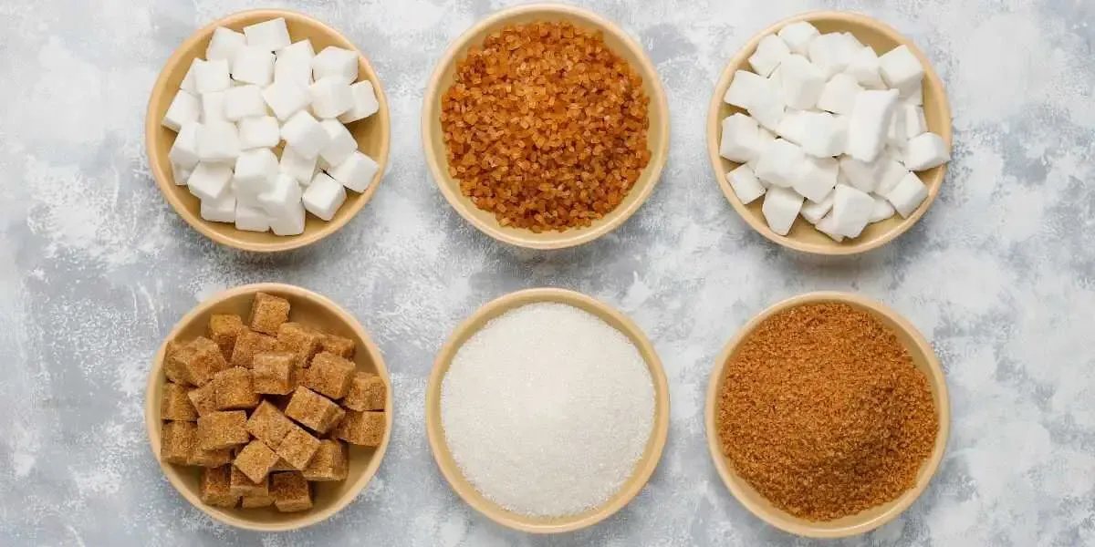 r&oacute;żne rodzaje cukru por&oacute;wnanie