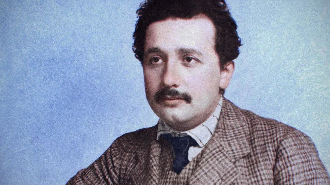 Albert Einstein młody