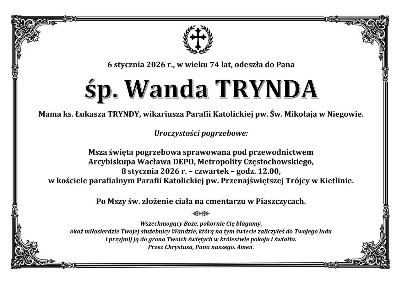 nekrologi online częstochowa