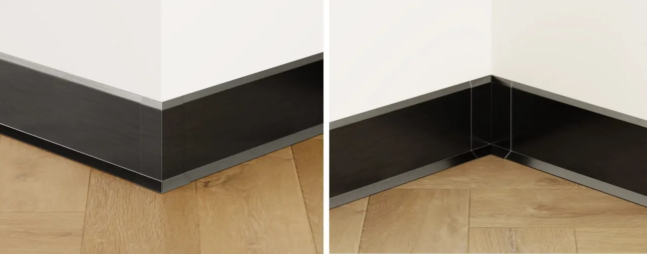 cięcie listew przypodłogowych mdf narożnik wewnętrzny zewnętrzny