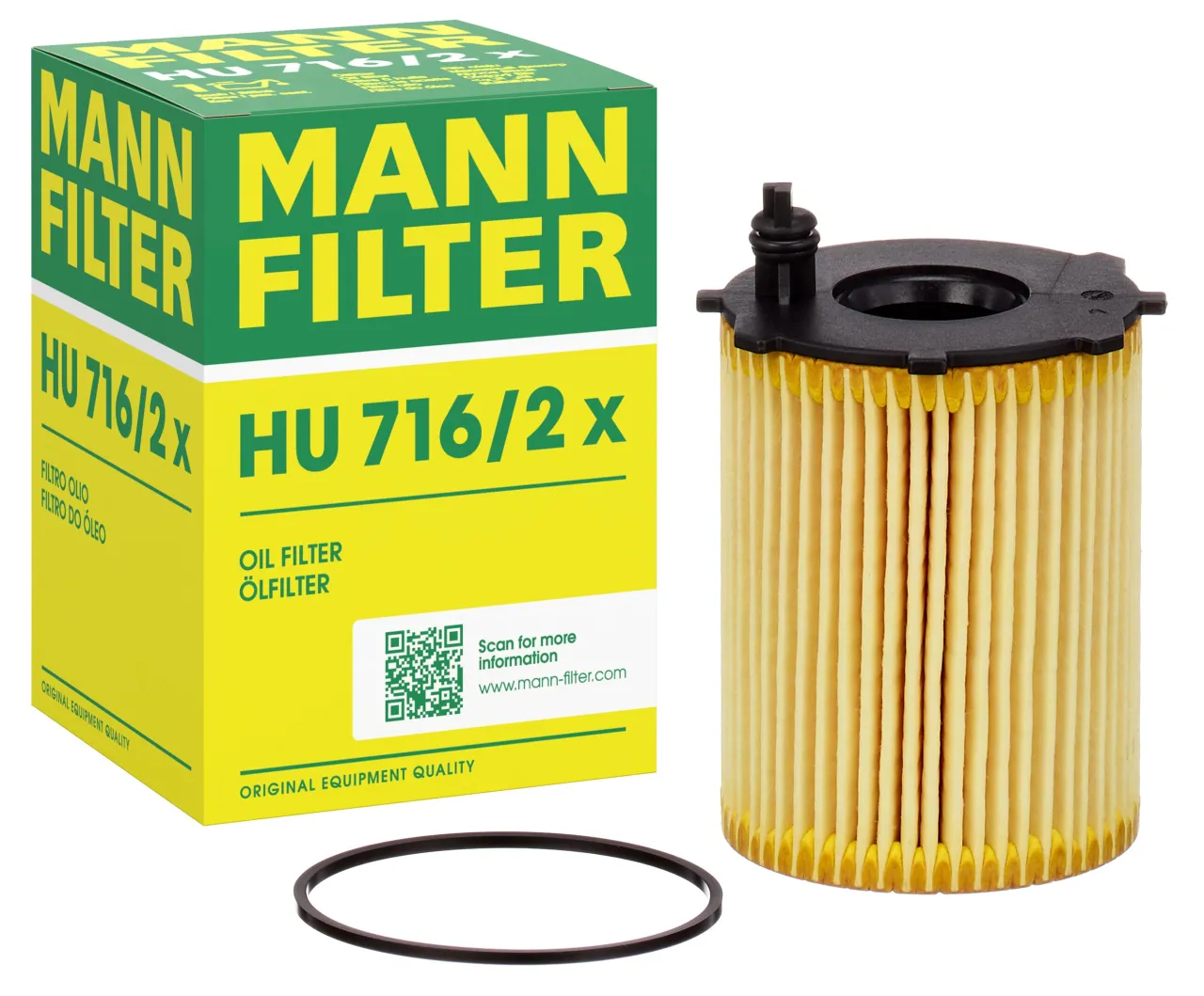 Filtres à huile Purflux Bosch Mann-Filter pour C3 1.4 HDi