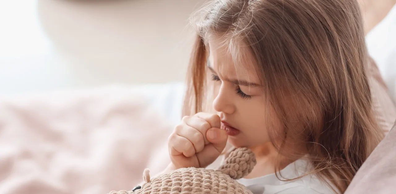 Dziecko kaszlące w nocy