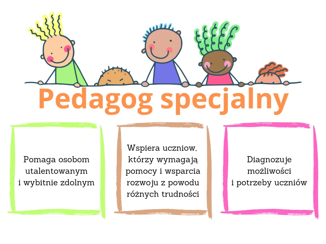 pedagog szkolny wspierający uczni&oacute;w w szkole
