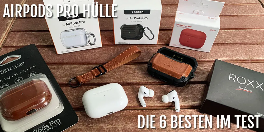 verschiedene airpods h&uuml;llen materialien vergleich