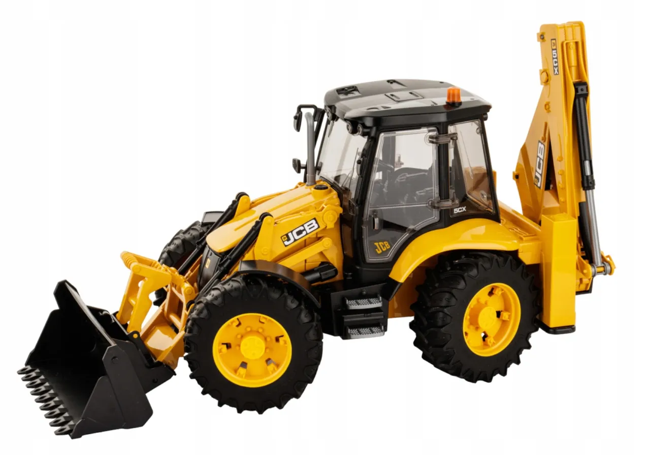 rodzaje koparko-ładowarek zabawek Wader Bruder RC