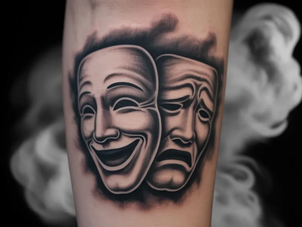 dwie maski symbolizujące różne osobowości
