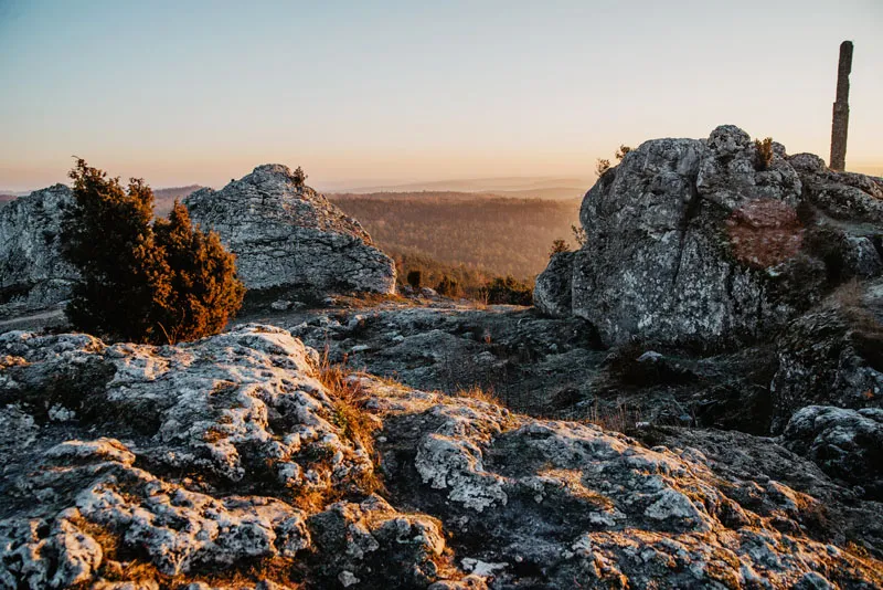 Skały w Podlesicach G&oacute;ra Zbor&oacute;w