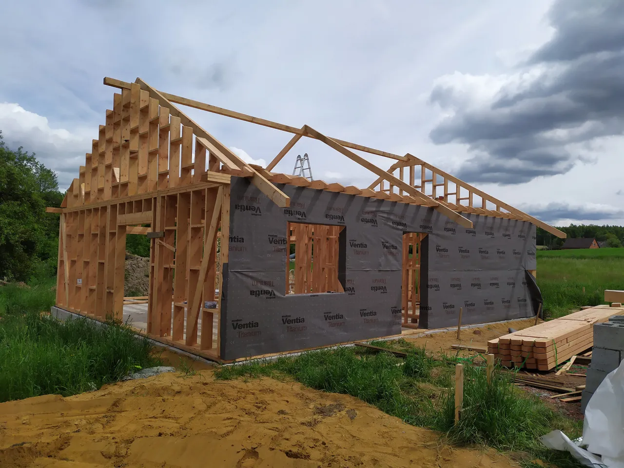 projekt domu szkieletowego