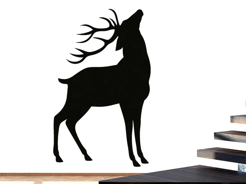 r&ouml;hrender Hirsch modernes Design ironisch