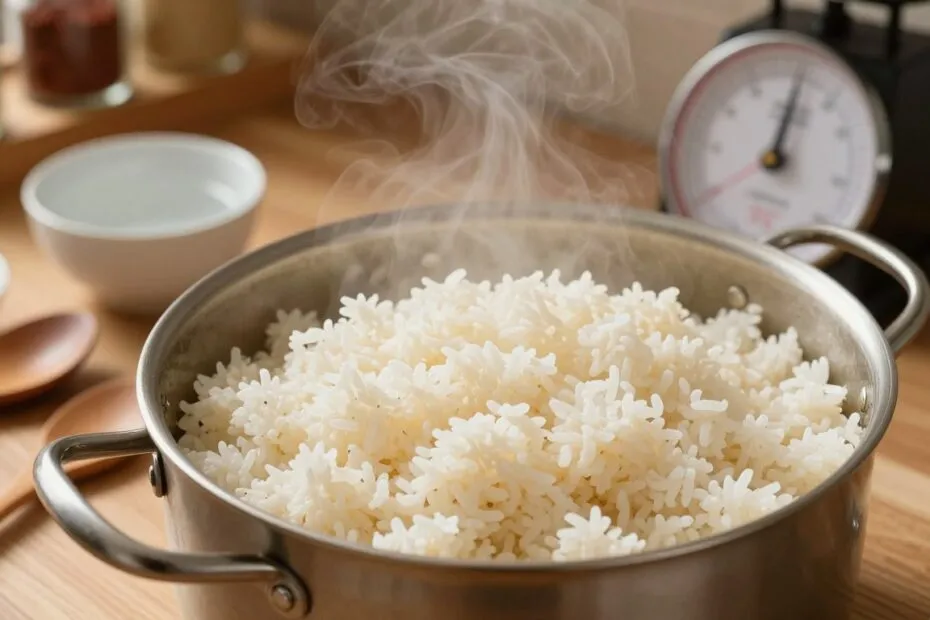 gotowanie ryżu w garnku krok po kroku, sypki ryż w garnku