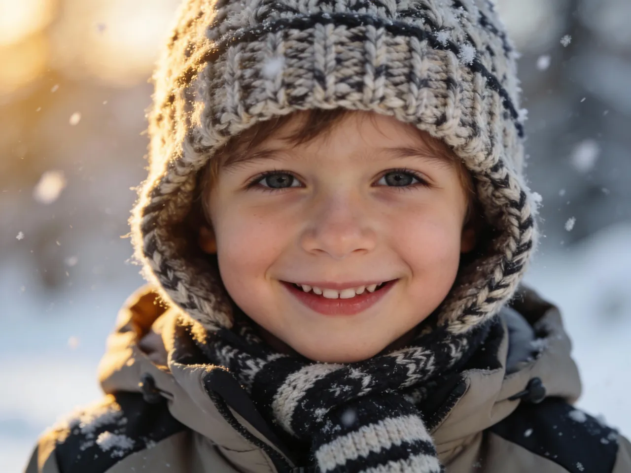 dzieci w czapkach w klasach, zimno w szkole