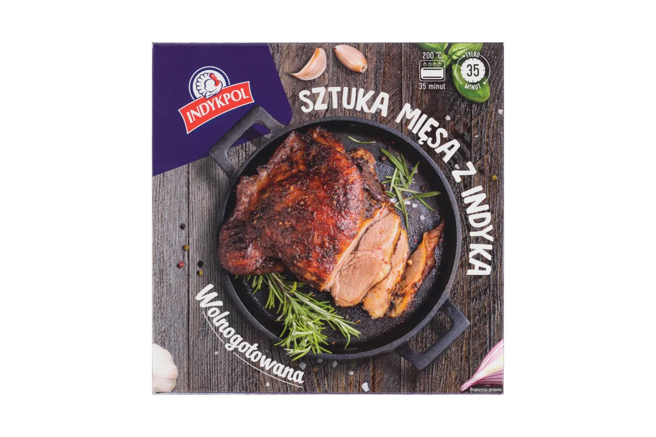 Etykieta mięsa indyczego