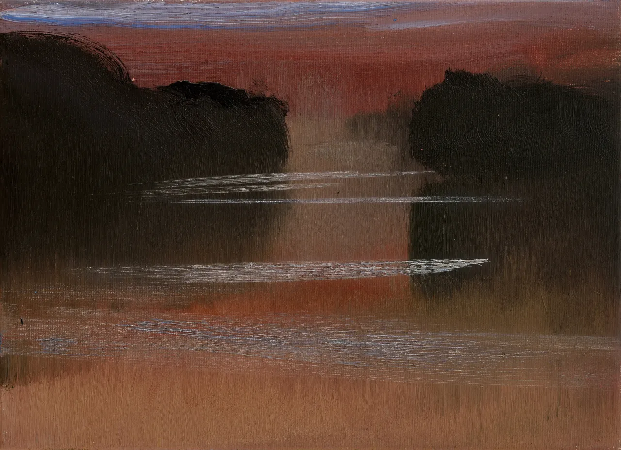 Stanisław Baj portrety matki i pejzaże rzeki Bug por&oacute;wnanie