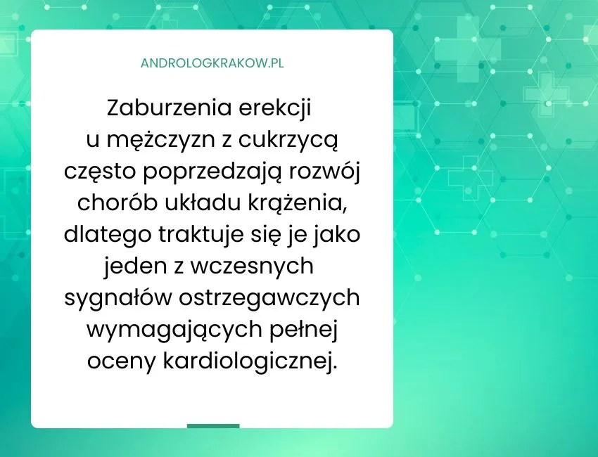 zaburzenia erekcji choroby serca cukrzyca
