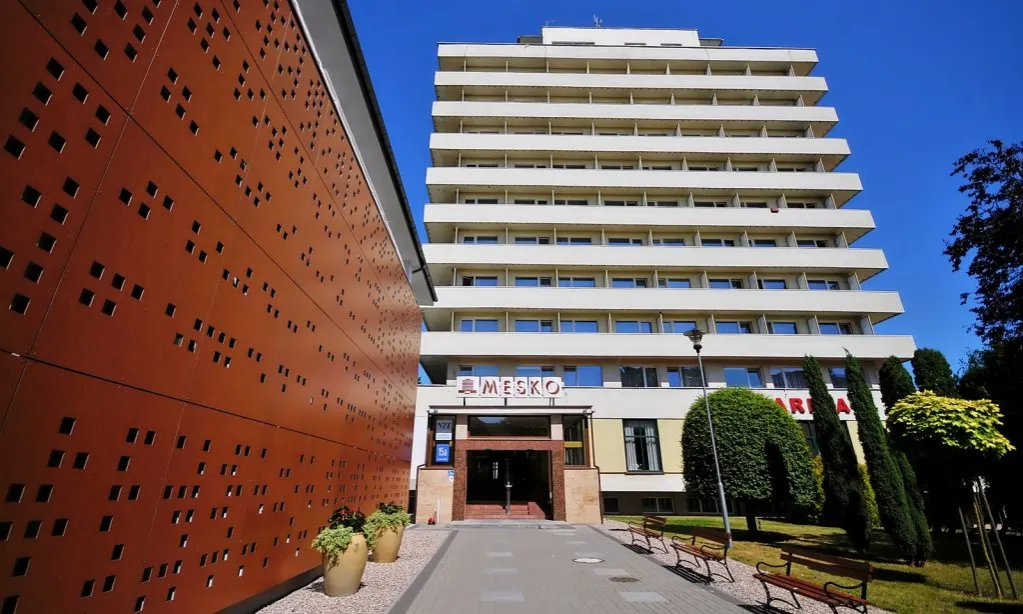 trasa sanatorium mesko kołobrzeg plaża park nadmorski
