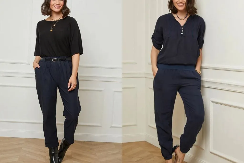 stylizacje bluzki do spodni maskujących brzuch