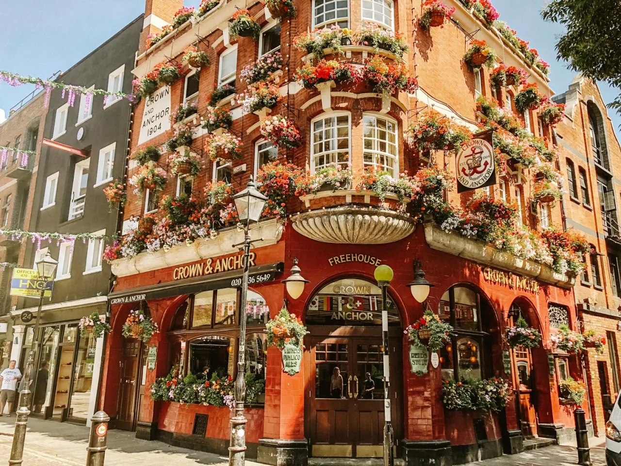 Mapa dzielnic Londynu z podziałem na strefy cenowe nocleg&oacute;w