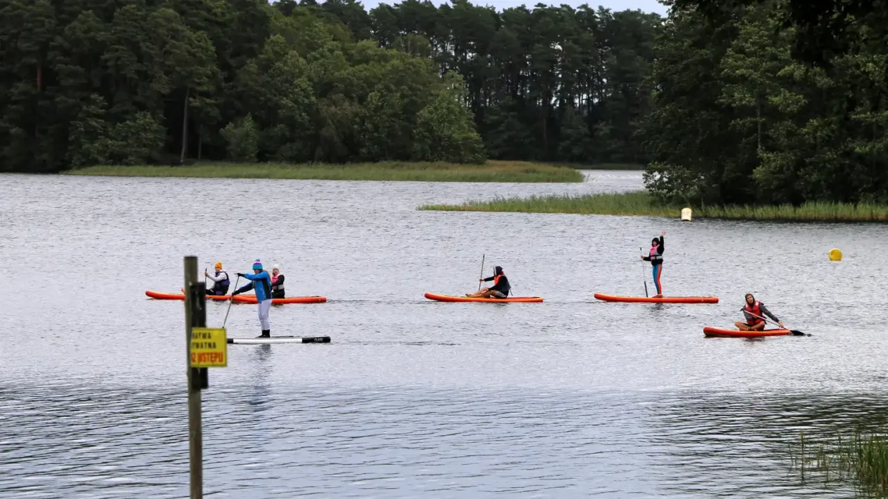 sporty wodne Jezioro Białe Augustowskie