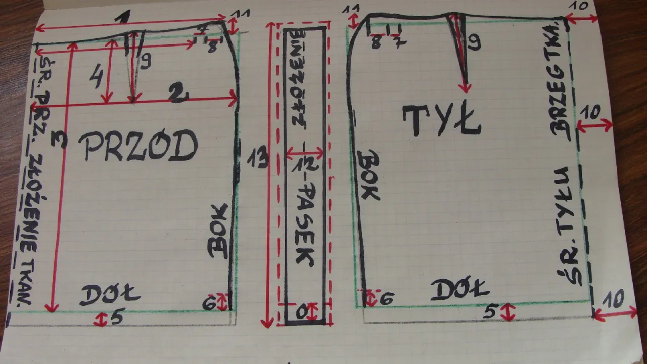 jak zrobić pasek do spódnicy z gazety, mocowanie elementów spódnicy z gazety