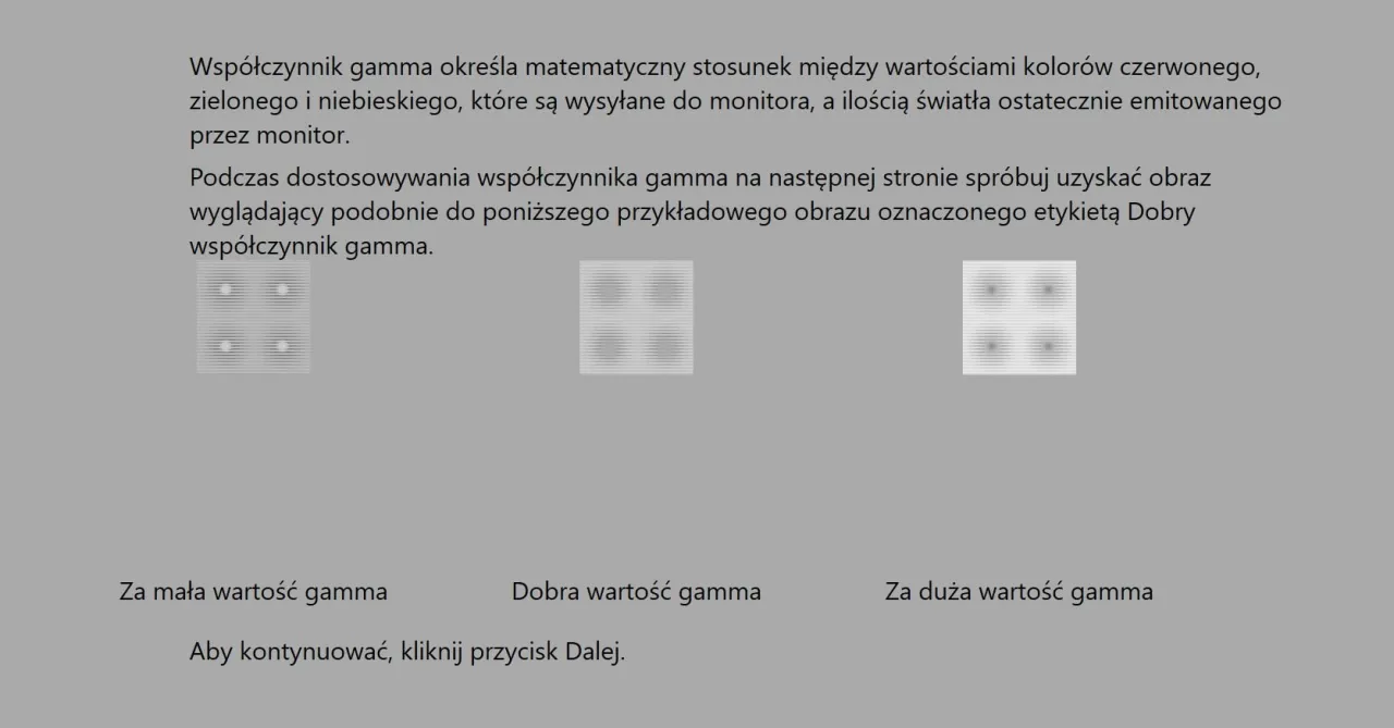 monitor przed i po kalibracji porównanie